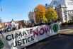 Акция протеста против изменений климата накануне открытия климатической конференции COP26 (Мюнхен, Германия)