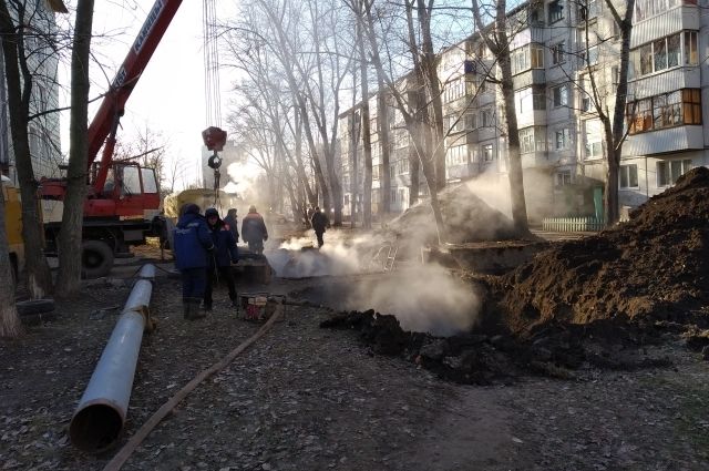 Коммунальную аварию на северо-западе Челябинска устранили