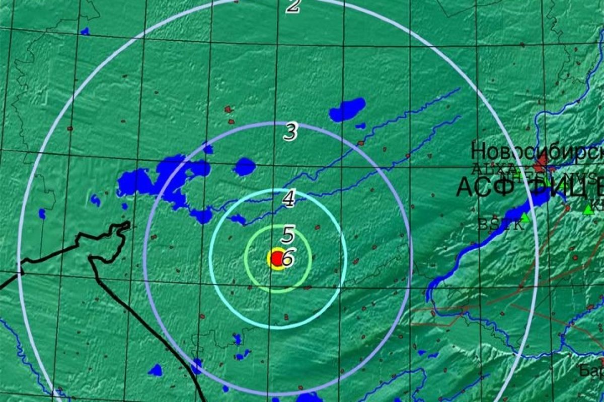 Землетрясение силой 6,2 балла произошло на юге Новосибирской области | АиФ  Новосибирск