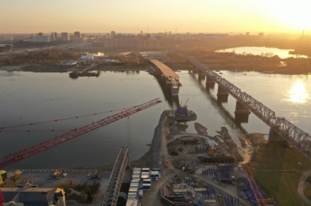 В «ВИС» опровергли остановку строительства четвёртого моста в Новосибирске
