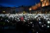 Акция протеста в Кракове