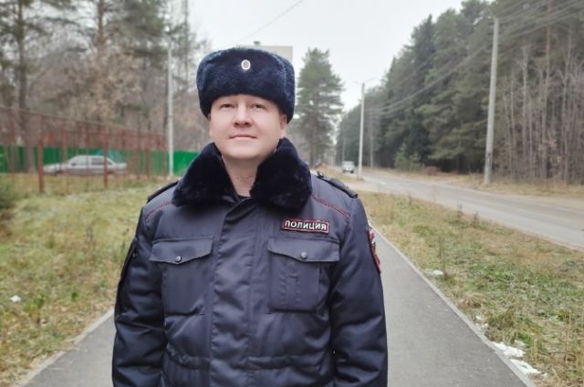 Майор полиции Александр Шехирев предотвратил аварию.