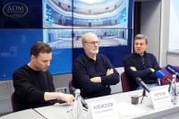 Слева направо: Борис Алексеев, Владимир Петров и Михаил Бычков. 