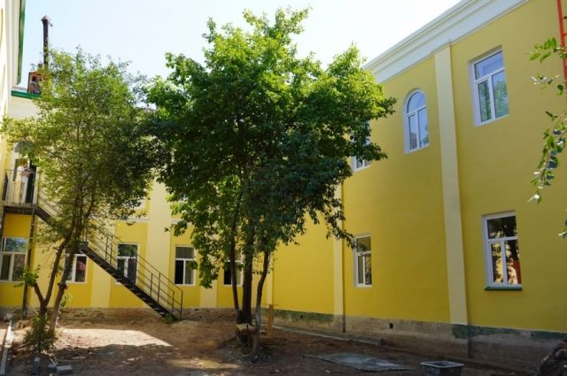 В школе № 3 города Оренбурга завершается масштабный ремонт. 