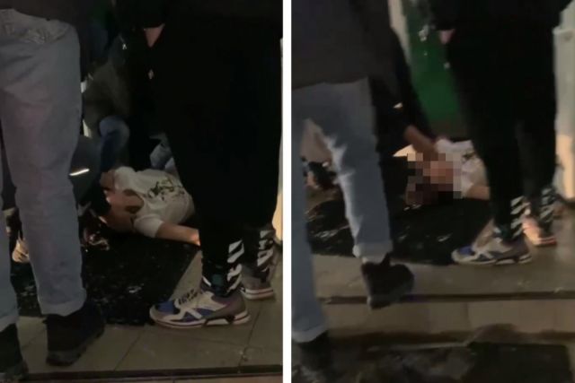 Девушка упала в обморок возле кафе в Новосибирске