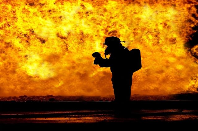 Спасатели потушили пожар в частном доме Динского района Кубани