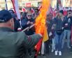 Участники Марша независимости в Варшаве сожгли флаг Германии