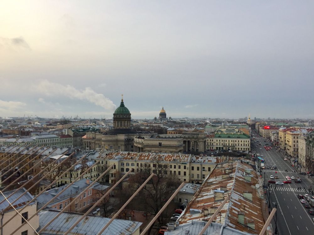 Крыши Петербурга с Думской башни