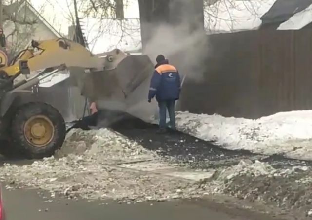 Ремонт дороги на улице Волочаевской в Новосибирске задержали на 1,5 месяца
