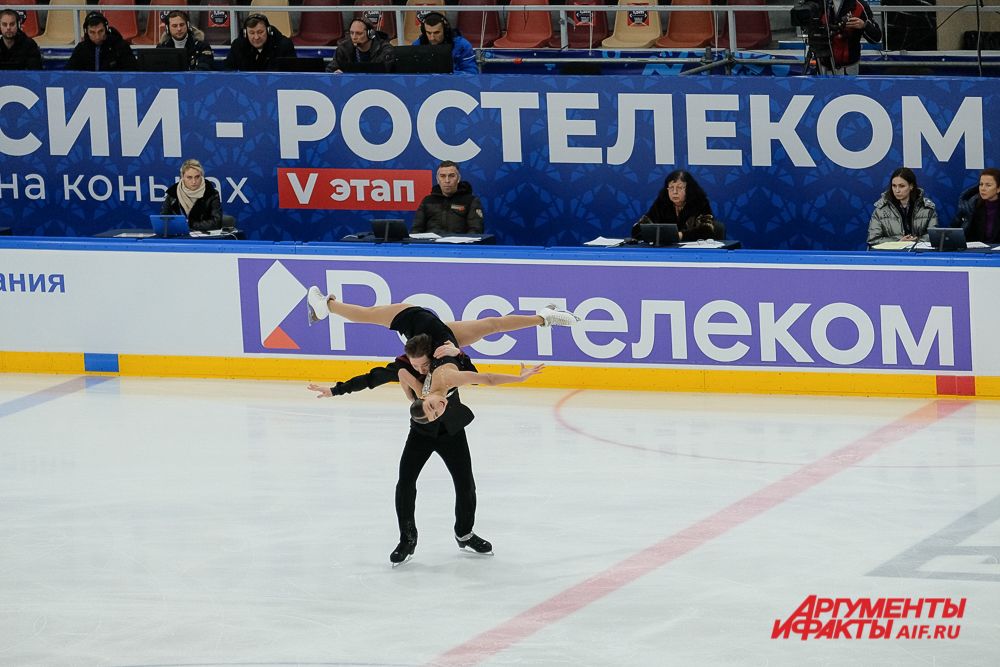 V этап Кубка России по фигурному катанию в Перми.