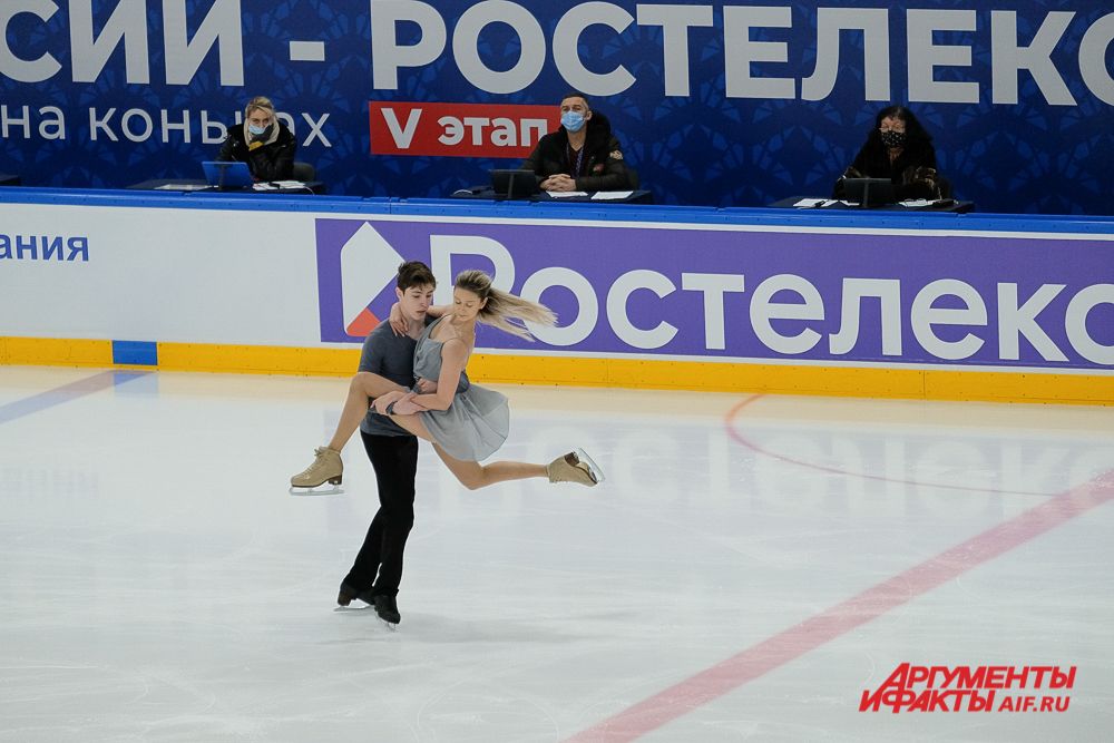 V этап Кубка России по фигурному катанию в Перми.
