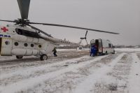 В Оренбург вертолётом доставили пациента со множественными ожогами тела