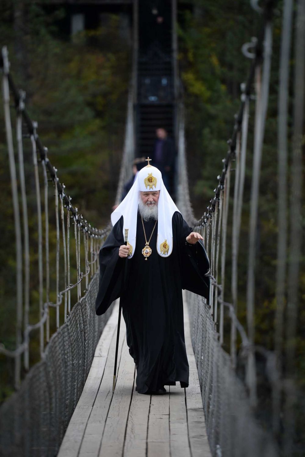 Патриарх Кирилл на острове Патмос в Горно-Алтайской епархии, 2015 год