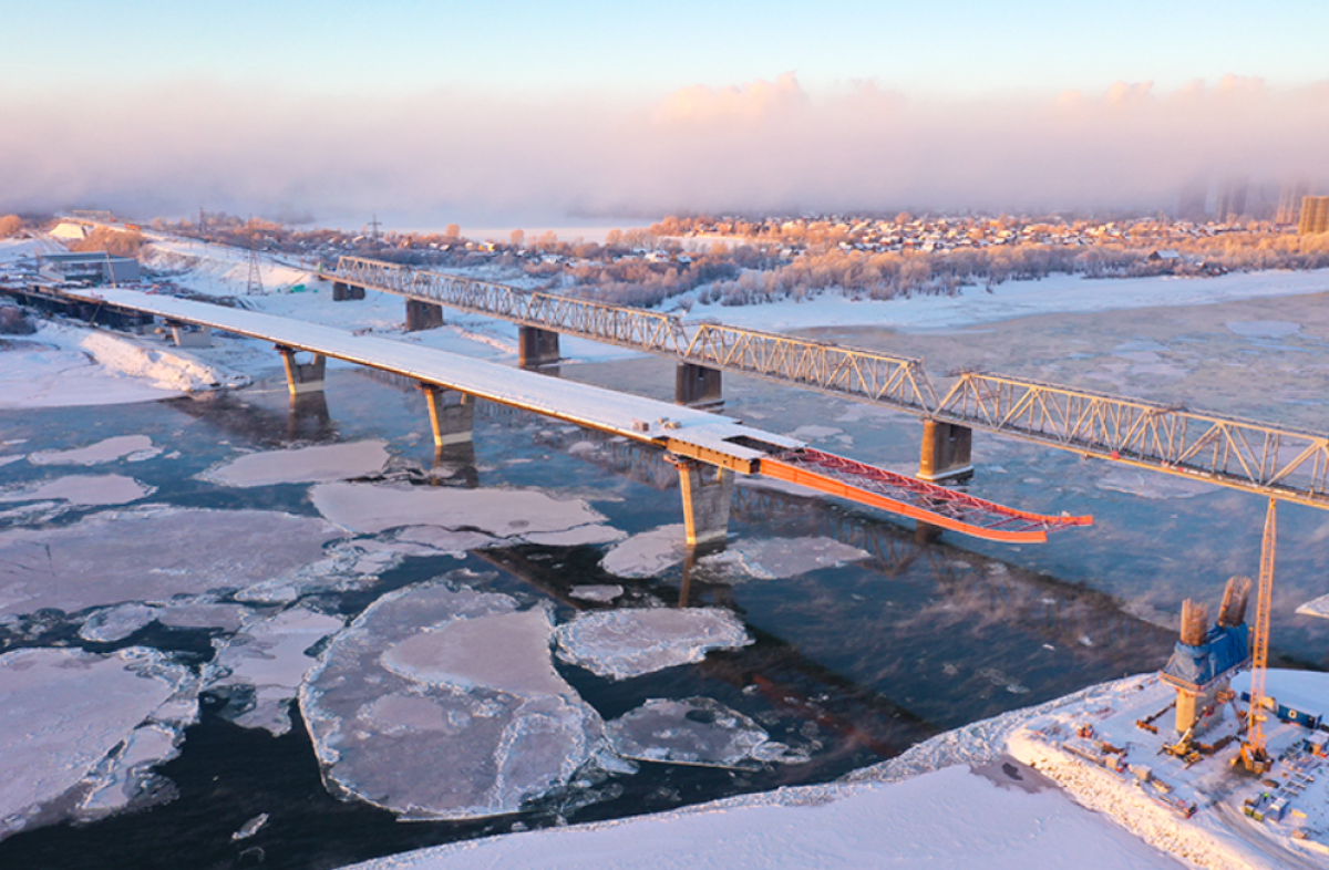 Мост через обь в новосибирске