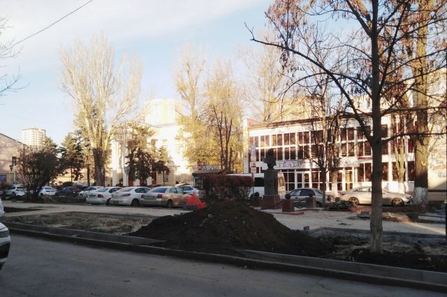 Благоустройство переулка Университетского в Ростове не завершили в срок