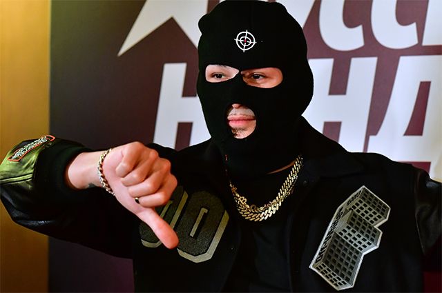 Рэп-исполнитель Моргенштерн на премьере шоу «Русский ниндзя» телеканала СТС в Москве.