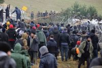 Нелегальные мигранты снова пытались штурмовать польскую границу