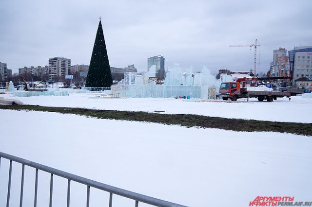 Строительство ледового городка на эспланаде в Перми обойдется в 10 млн руб.