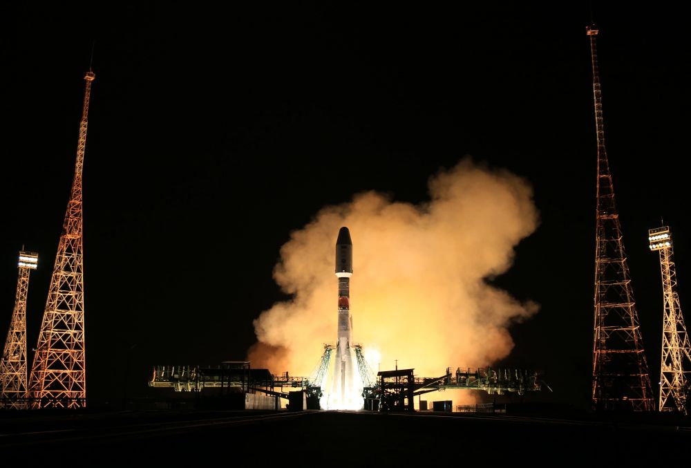 Пуск ракеты-носителя «Союз-2.1б»