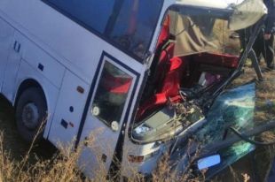 В Харьковской области автобус съехал в кювет: есть пострадавшие.