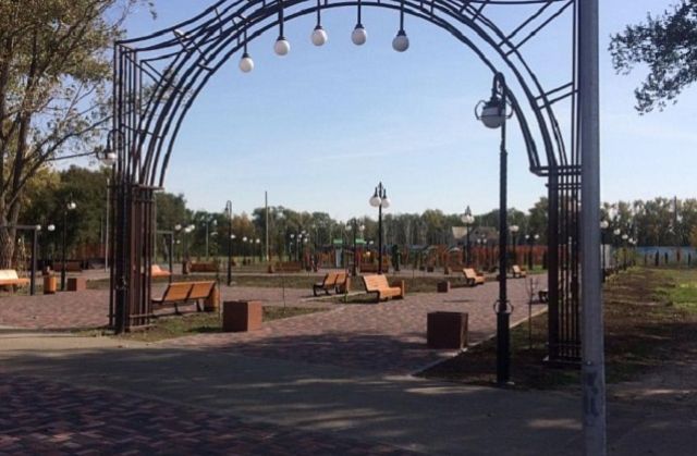 В селе Донском открыли обновлённый парк.
