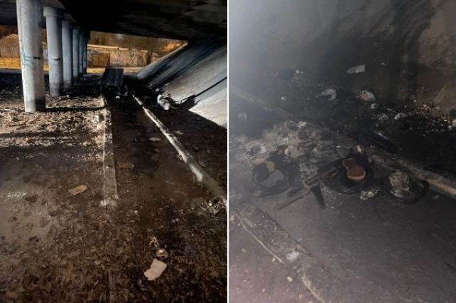 В Самаре на месте пожара у моста на XXII Партсъезда нашли тела двух мужчин