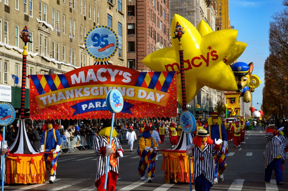 Первый парад Macy’s провели в 1924 году