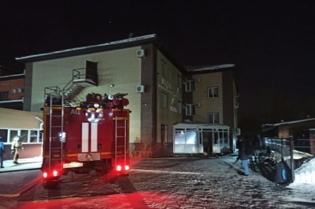 В Хабаровске сгорела сауна в гостинице