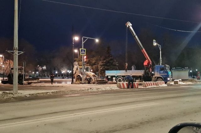 В Оренбурге в ночь на 29 ноября частично открыли для движения улицу Постникова.