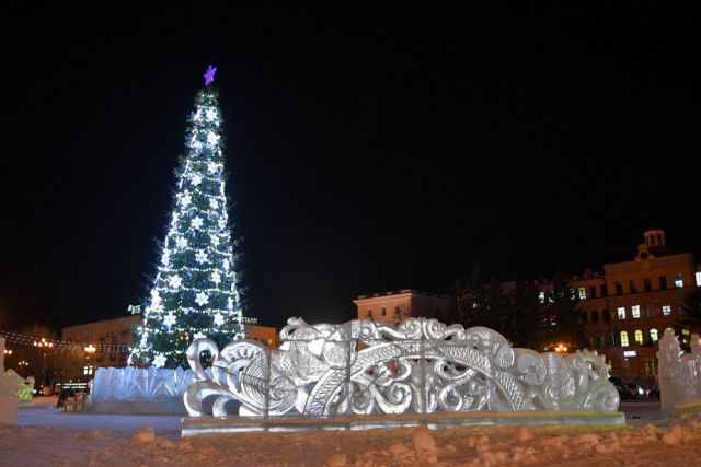 В Хабаровске на площади Ленина сделают новогодний городок