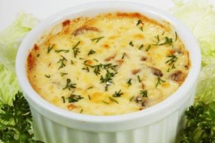 Жюльен с ветчиной и грибами: пошаговый рецепт приготовления.