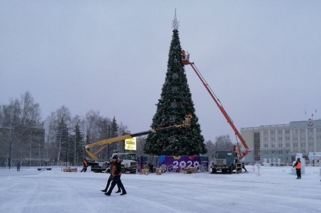 В Ижевске в конце недели начнется строительство Ледового городка
