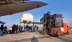 Разгрузка самолёта Ил-76 Минобороны России в аэропорту Кабула
