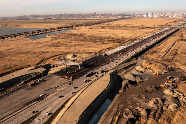 На Южном подъезде к Ростову откроют движение по новому пойменному мосту
