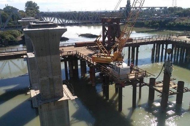 Яблоновский мост рассчитывают сдать в 2023 году