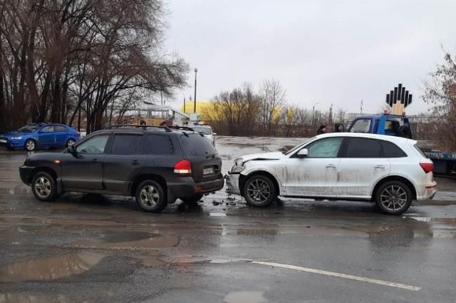 В Куйбышевском районе Самары в ДТП попали две автомобилистки