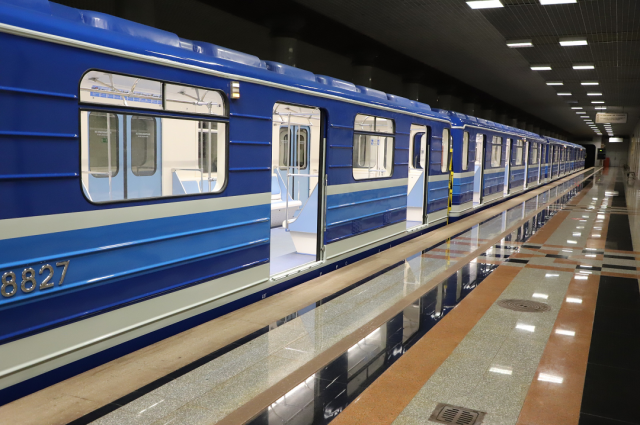 В метро Самары выпущен на линию капитально отремонтированный поезд