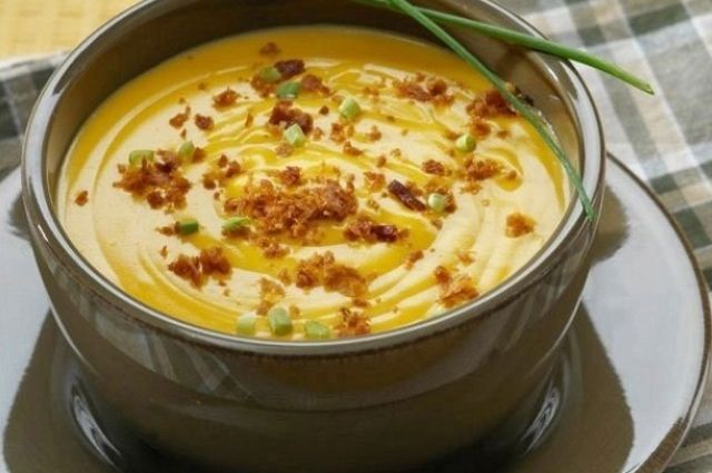 Крем-суп из шампиньонов со сливками: пошаговый рецепт приготовления.
