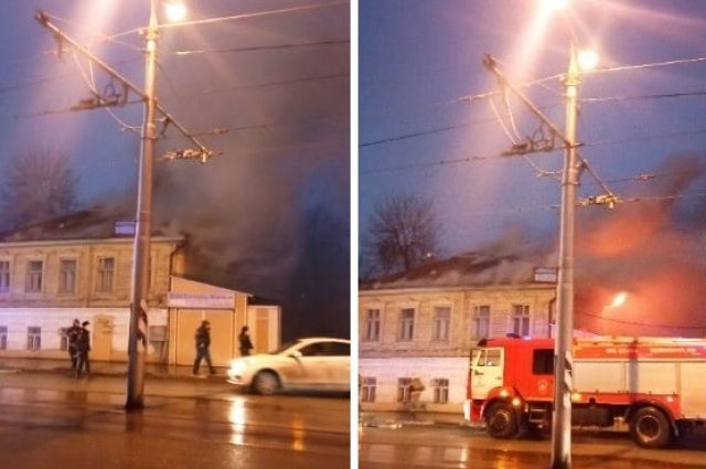 3 декабря в Самаре на ул. Галактионовской загорелся двухэтажный дом