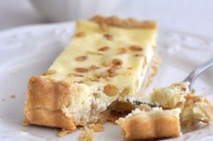Лимонный чизкейк с кедровыми орехами: пошаговый рецепт приготовления.