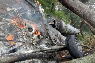 В Индии разбился военный вертолет: есть погибшие