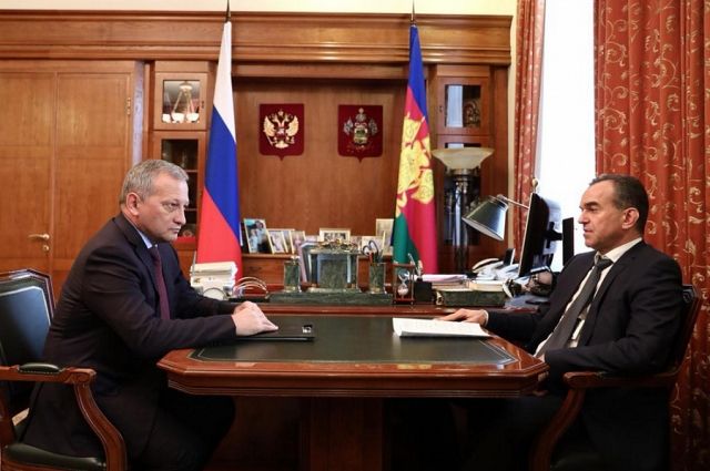 Губернатор Кубани встретился с замруководителя Казначейства России