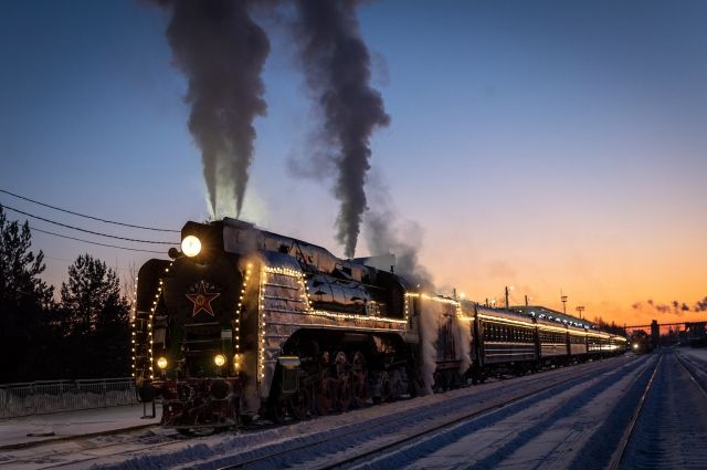 Сказочный поезд Деда Мороза прибудет в Екатеринбург 13 декабря