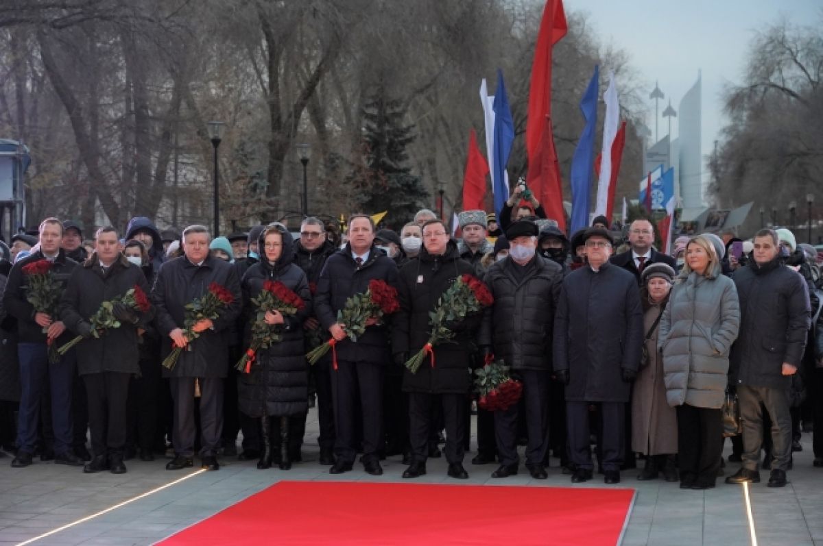 В ПФО открылась первая 26-метровая стела «Самара - город трудовой доблести»  | АиФ Самара