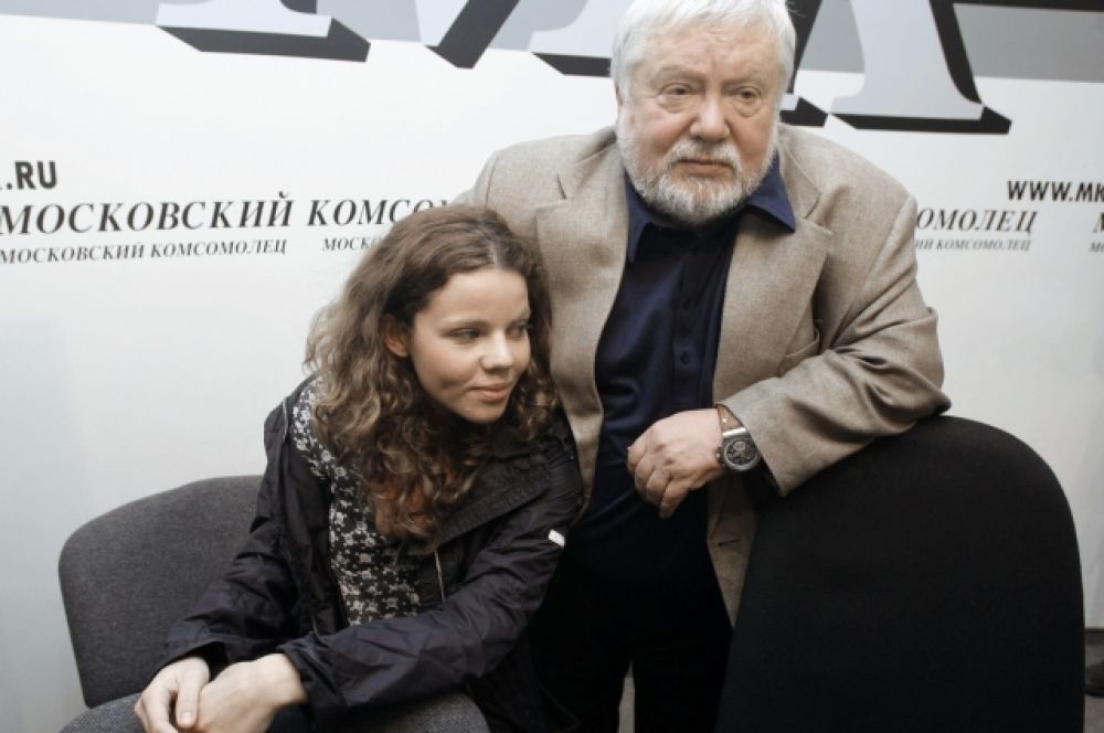 Сергей Соловьев с дочерью Анной.