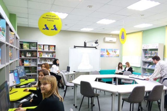 В Бугуруслане после капитального ремонта открылась детская библиотека им. С.Т. Аксакова.