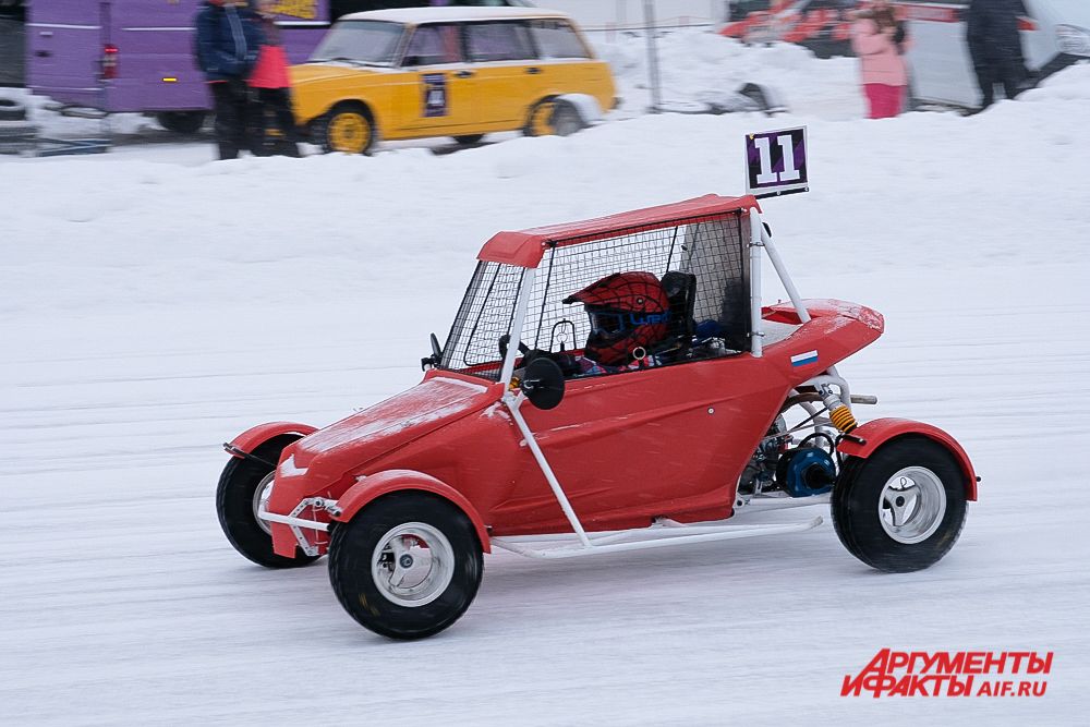 Автогонки на льду в Перми «Трек 400».