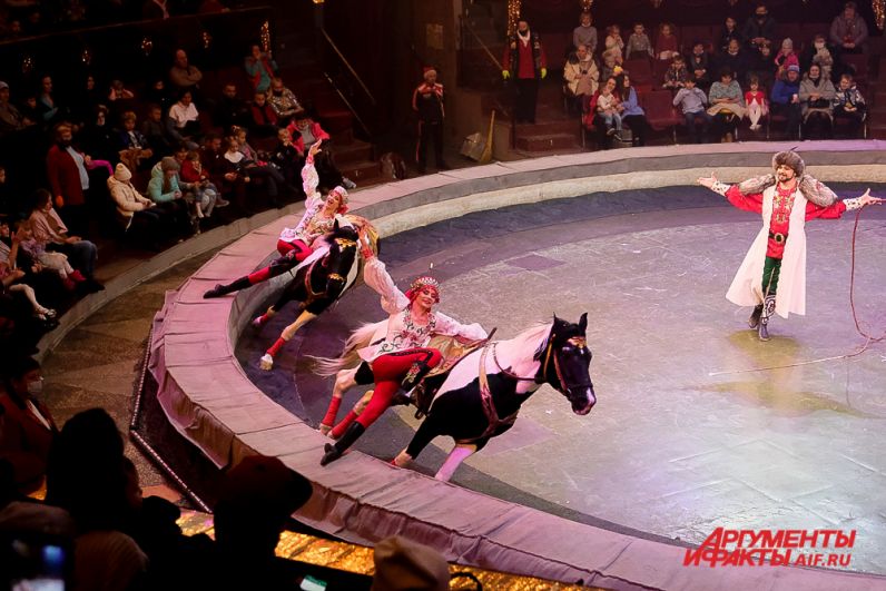 Новогоднее цирковое шоу Гии Эрадзе  «5 континентов» в Перми.