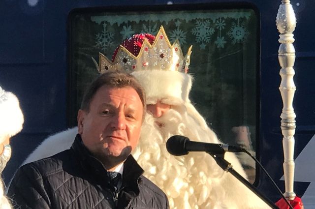 Дед Мороз из Великого Устюга побывал проездом в Ставрополе