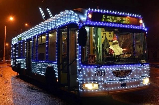 Общественный транспорт в Оренбурге в новогоднюю ночь будет работать до полуночи.